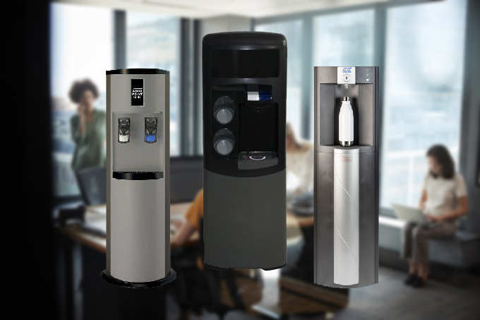 Office with Plumbed-In Water Coolers in cinderford
