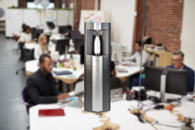 Office with Plumbed-In Water Coolers in horsham