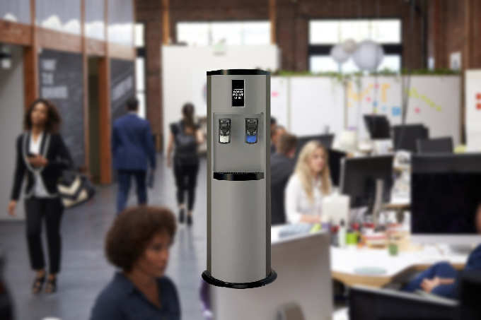 Office with Plumbed-In Water Coolers in liversedge 
