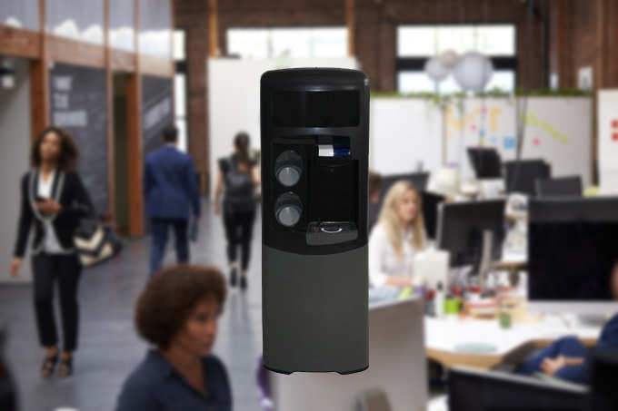 Office with Plumbed-In Water Coolers in luton