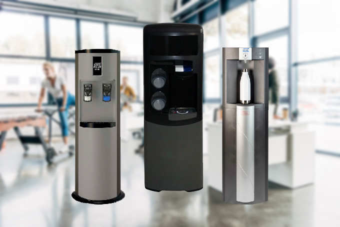 Office with Plumbed-In Water Coolers in padiham