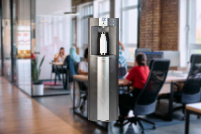 Office with Plumbed-In Water Coolers in tavistock